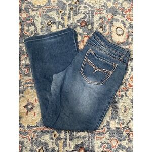 Y2K Bongo Bootcut Jeans Women Size 15 Blue 00s Denim